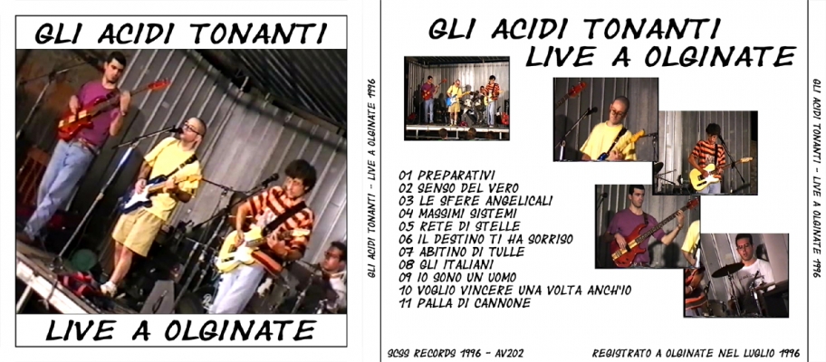 av202 gli acidi tonanti: live a olginate 1996